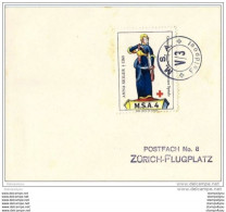 208 - 66 - Petite Enveloppe Avec Timbre Militaire Et Cachet Feldpost M.S.A 4 - Dokumente