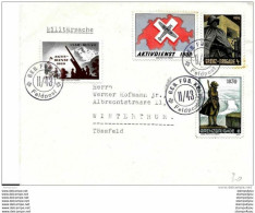 9-78 - Enveloppe 2ème Guerre Mondiale "Geb Füs KP II/43- Feldpost - Superbe Affranchissement - Cartas & Documentos