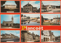 CPM PLANCOET (22 CÔTES D'ARMOR) - MULTIVUES CEG CHATEAU EGLISE ETC - Plancoët