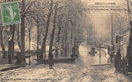 Neuilly Sur Seine        92        Crue De 1910.  Ile De La Jatte Boulevard Du Parc   (voir Scan) - Neuilly Sur Seine