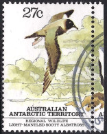 AUSTRALIAN ANTARCTIC TERRITORY (AAT) 1983 QEII 27c Multicoloured, Regional Wildlife-Albatross SG55 FU From Stripe - Usati