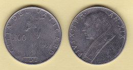 100 Lire 1957 VATICANO PIO XII - Vatican