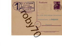 GERMANIA  - DEUTSHLAND  -  INTERO POSTALE - POSTKARTE - VIAGGIATA  1946 - Brieven En Documenten