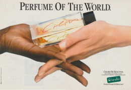 Publicité Papier - Advertising Paper - Benetton 2 Pages - Parfumreclame (tijdschriften)
