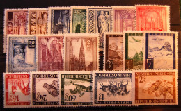 Autriche Austria - Small Batch Of 3 Full Series MH * - Ungebraucht