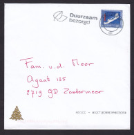 Netherlands: Cover, 2023, 1 Stamp, Ice Skating, Skate, Winter Sports (traces Of Use) - Briefe U. Dokumente