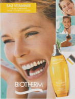 Publicité Papier - Advertising Paper - Biotherm - Werbung (Zeitschriften)