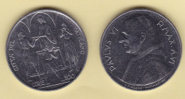 100 Lire 1968 VATICANO PAOLO VI - Vatican