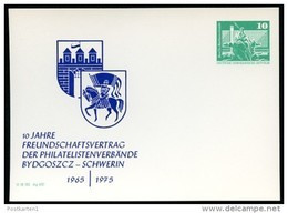 DDR PP16 C2/024 Privat-Postkarte STADTWAPPEN BYDGOSZCZ SCHWERIN 1975  NGK 3,00 € - Postales Privados - Nuevos