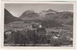 E2073)  BLUDENZ Gegen Die Scesaplana 2969m  - Vorarlberg - Alte FOTO AK - Bludenz