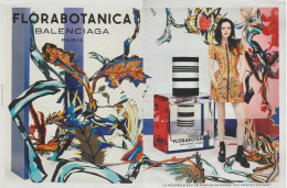 Publicité Papier - Advertising Paper - Florabotanica De Balenciaga 2 Pages - Advertisings (gazettes)