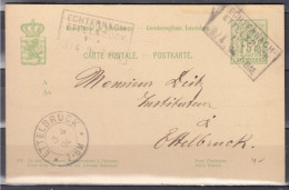 Postkaart Van Echternach-Ettelbruck Naar Ettelbruck - Stamped Stationery