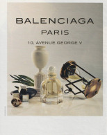 Publicité Papier - Advertising Paper - Balenciaga - Parfumreclame (tijdschriften)