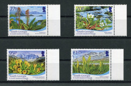 Südgeorgien - Mi.Nr. 515 / 518 - "Einheimische Flora" ** / MNH (aus Dem Jahr 2010) - South Georgia