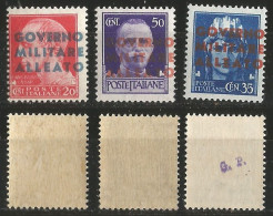 Allied Military Government AMG Napoli US Administration #1/3 Cpl 3v Set MNH** - Other & Unclassified