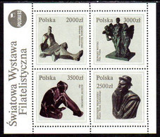 POLAND 1992 Sculptures Block MNH / **.  Michel Block 119 - Neufs