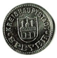 ALLEMAGNE / NOTGELD / KREISHAUPTSADT SPEYER 1917/ 10 PFENNIG / ZINC / 20.2 Mm / 1.61 G / ETAT SUP - Noodgeld