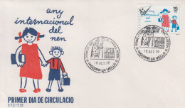 Enveloppe  FDC   1er  JOUR     ANDORRE    ANDORRA     Année   Internationale   De   L' Enfant    1979 - Autres & Non Classés