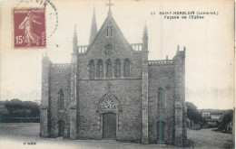 CPA 44 Loire Atlantique > Saint Herblain Façade Intérieur Eglise - Saint Herblain