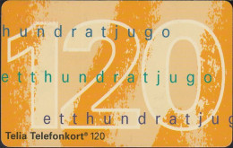 Schweden Chip 055 (60114/002) New Definitive Card 120 Units - BN. On Front C42144044 - SC7 - Sweden