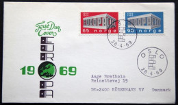 Norway 1969  EUROPA / CEPT  Minr 583-84   FDC  (lot 1647) - FDC