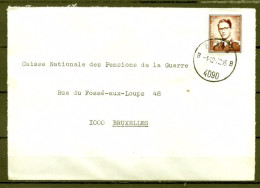 Brief Van Post 5 Naar Bruxelles - 1953-1972 Lunettes