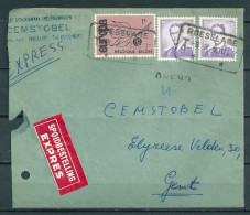 Expres Spoedbestelling ROESELARE TT Stempel Naar Gent Zeldzamer !! - 1953-1972 Anteojos