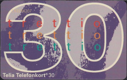 Schweden Chip 053 (60111/003) New Definitive Card 30 Units - BN On Front - C43144207 - SC7 - Svezia