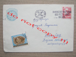 Yugoslavia Beograd / Envelope With Contents, Same Stamp Or Seal - Medjunarodni Kongres Vojne Medicine ( 1957 ) RARE !!!? - Covers & Documents