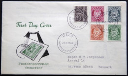 Norway 1969   MiNr.478-81y + 578  FDC  (lot 1801) - FDC