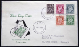 Norway 1969   MiNr.478-81y + 578  FDC  (lot 1787) - FDC