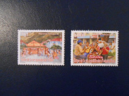 POLYNESIE YT 1013/1014 SEJOURS DE LA VIE QUOTIDIENNE** - Unused Stamps