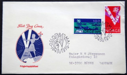 Norway 1970   25th Anniversary Of Liberation WW II. MiNr.606-07 FDC   (lot 1787) - FDC
