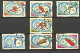 Afghanistan 1984 SG 935-41 Winter  Olympics Sarajevo Used - Inverno1984: Sarajevo