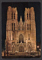 104104/ BRUXELLES, Cathédrale Saints-Michel-et-Gudule - Brüssel Bei Nacht