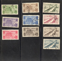 Liban: Année 1954, Lot De 10 Valeurs PA N° 94/103 Oblitérés - Lebanon