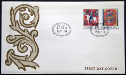 Norway 1975   MiNr.693-94  FDC (lot 1918) - FDC