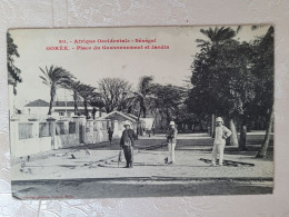Sénégal , Gorée , Place Du Gouvernement Et Jardin - Sénégal