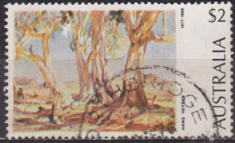 Arts, Peinture - AUSTRALIE - Tableau: Arbres Rouges à Gomme - N° 532 - 1974 - Used Stamps