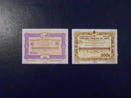 POLYNESIE YT 1044/1045 GRAVURES** - Unused Stamps