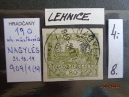 ČESKOSLOVENSKO - LEHNICE - Unused Stamps