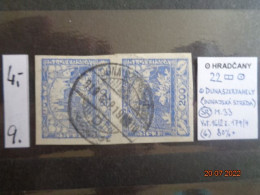 ČESKOSLOVENSKO - DUNAJSKÁ STREDA - Unused Stamps