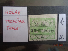 ČESKOSLOVENSKO - TRENČIANSKA TEPLÁ - Unused Stamps