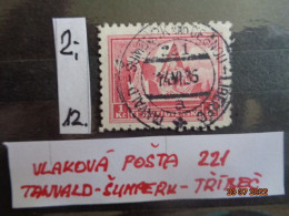 ČESKOSLOVENSKO - TANVALD - ŠUMPERK - TREBÍČ - Unused Stamps