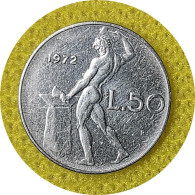 1972 - 50 Lire Grand Module - Italie [KM#95.1] - 50 Lire