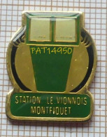 PAT14950 POMPE à ESSENCE De La  STATION LE VIONNOIS   à  MONTFIQUET Dpt 14 CALVADOS - Carburants