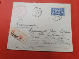 Enveloppe Commerciale ( Négociant En Timbres) En Recommandé De Paris Pour St Quay Portrieux En 1931 - Ref  3032 - 1921-1960: Moderne