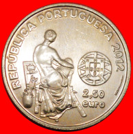 * BRAZIL 1893/1894 MALHOA 1855-1933: PORTUGAL  2.50 EURO 2012 UNC MINT LUSTRE! UNCOMMON! · LOW START ·  NO RESERVE! - Portugal