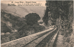 CPA Carte Postale Congo Ex Belge  Bas Congo Chemin De Fer Au Kilomètre 5 1920 VM75784ok - Congo Belge