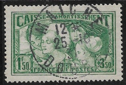 FRANCE N°269 - 1fr.50+3fr.50 Vert-jaune - Oblitération 25/10/1931 - TTB - - Used Stamps